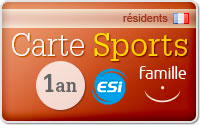 Assurance Carte Sports famille année pour les cours de l'ESI
