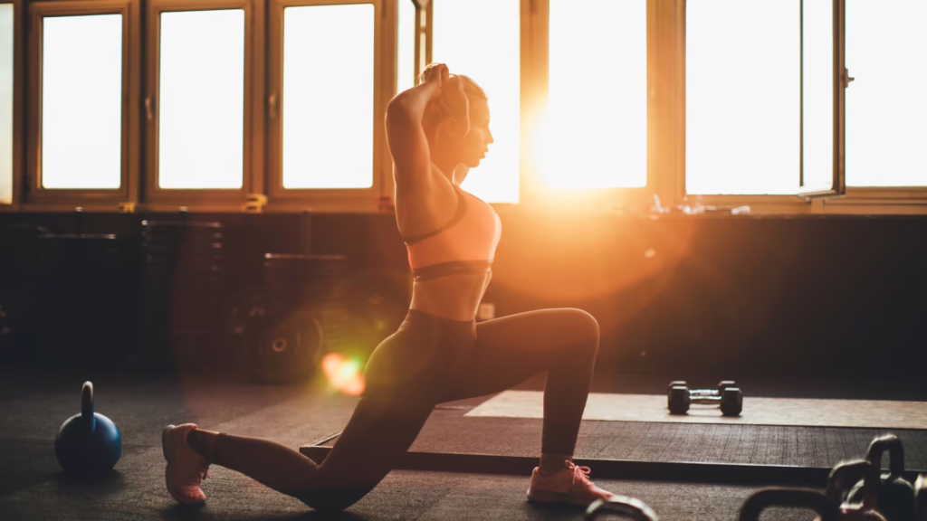 Fitness dans une salle