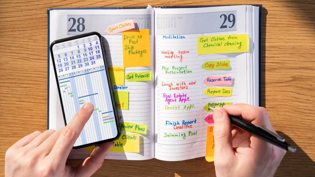 Coach sportif qui gère son planning via une application