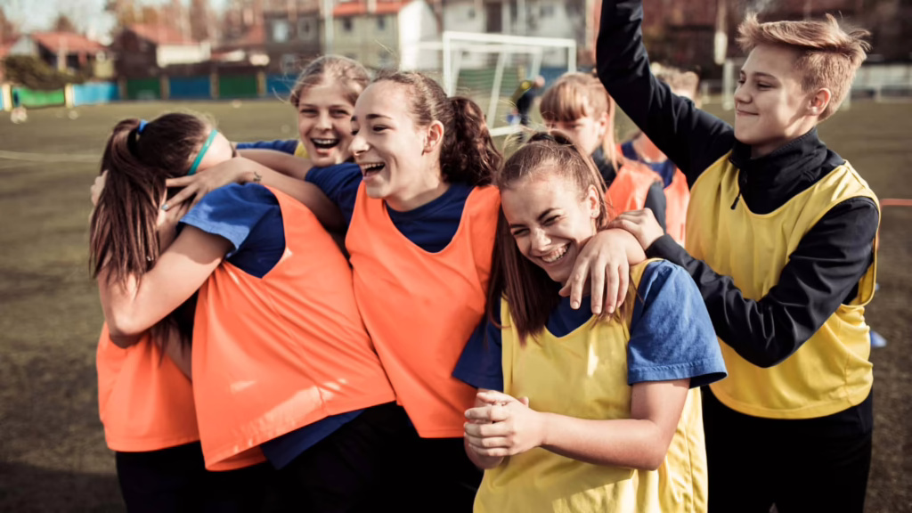 Licenciées après la compétition de leur club sportif